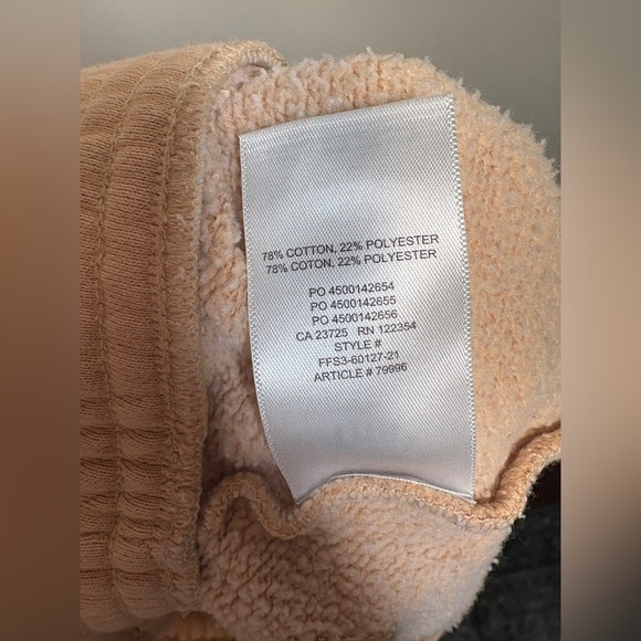 Aritzia TNA Cozy Af Fleece Perfect Micro Shorts / Tan - Picture 7 of 7